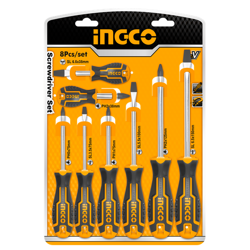 [HKSD0828] [AGOTADO] JUEGO DESTORNILLADOR 8 PCS