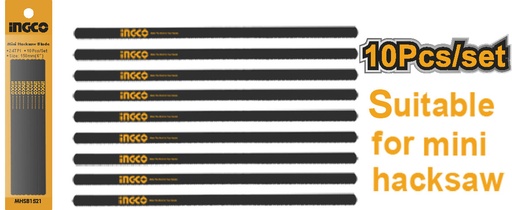 [MHSB1521] [AGOTADO] HOJA DE MINI SEGUETA 6" 24T SET 10 PCS