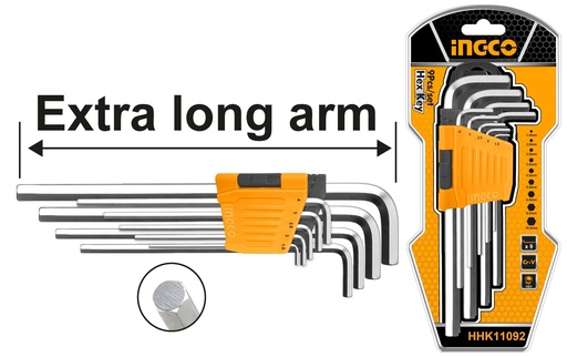 [HHK11092] LLAVE HEX 9 PCS 