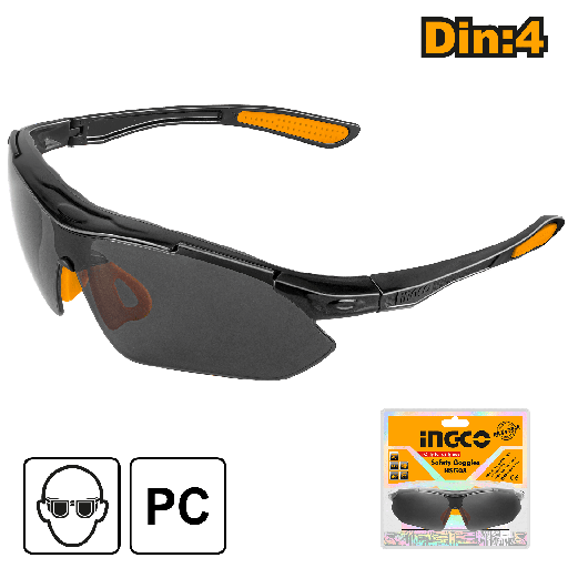 [HSG08] LENTE DE SEGURIDAD OSCURO N.9