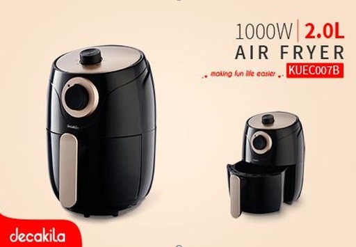 [KUEC007B] FREIDORA DE AIRE 2.0L 1000W