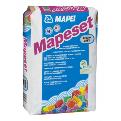 [14-9687] PEGAMENTO MAPESET GRIS 20KG MAPEI