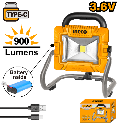 [HRLF4415] LAMPARA PORTATIL 3.6V 900 Lumen