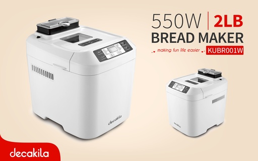 [KUBR001W] PANIFICADORA 2LB 550W