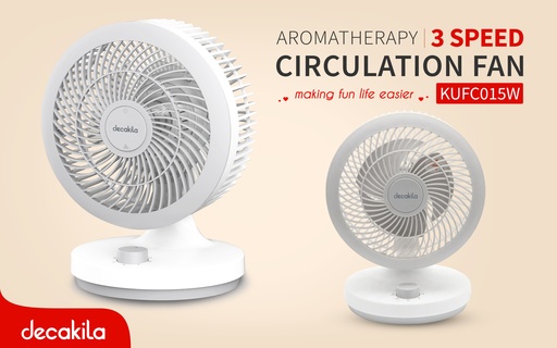 [KUFC015W] ABANICO AROMATERAPIA 50W