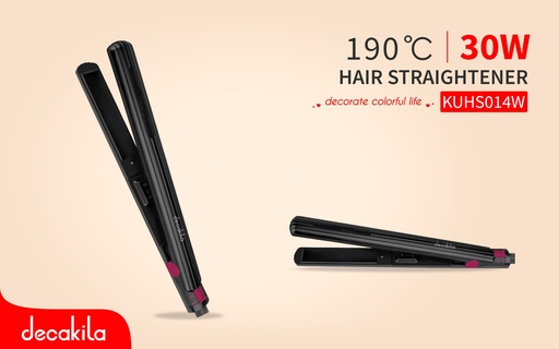 [KUHS014W] PLANCHA PARA CABELLO 30W CERAMICA