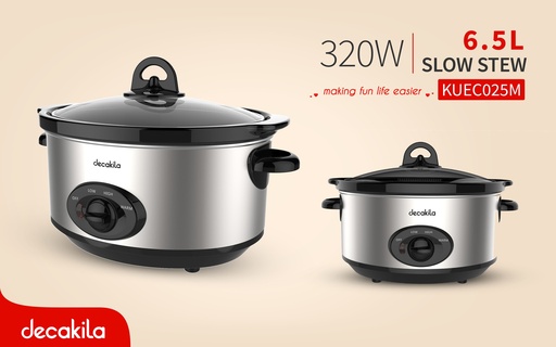 [KUEC025M] OLLA DE COCCION LENTA 6.5L 320W