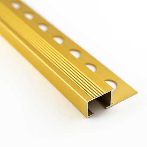 [52-0006] PERFIL ESCALON ORO MATE 11,3MM