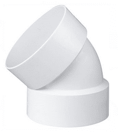 [22-2041] CODO PVC SCH-21 45° C/C SANIT 4" 