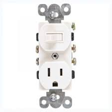 [12-2441] INTERRUPTOR CON TOMA BLANCO U18