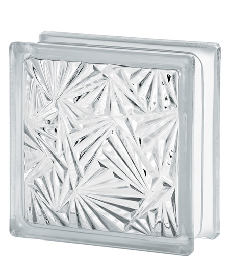 [46-0004] BLOQUE DE VIDRIO ICE FLOWER JH010