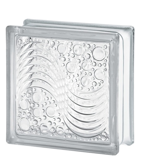 [46-0005] BLOQUE DE VIDRIO SEA WAVE JH003