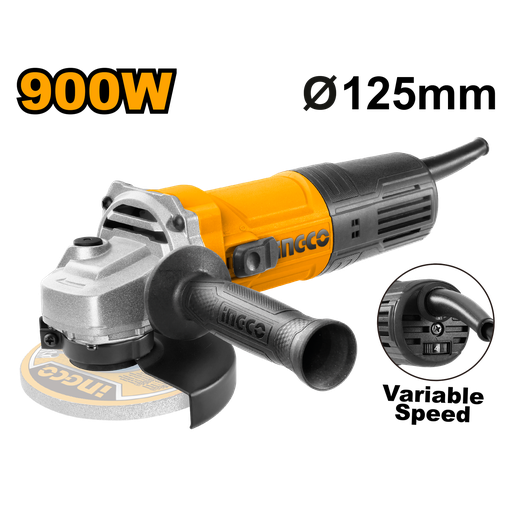 [AG900285] ESMERILADORA ANGULAR 900W 5" VEL. VAR.