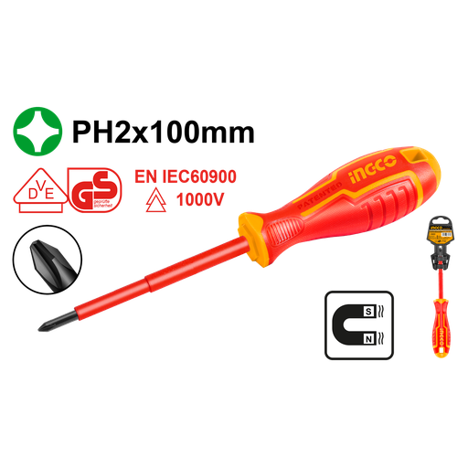 [HISD81PH2100] DESTORNILLADOR PH2X10CM AISLADO