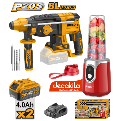 [UCOSLI23014] COMBO INGCO DECAKILA IMPACTO, BATIDORA