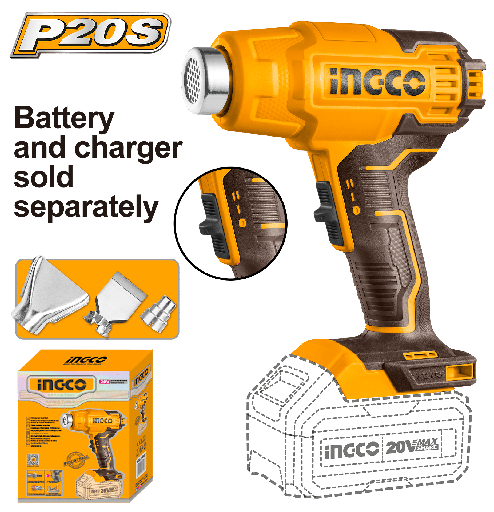 [HGLI2002] PISTOLA DE CALOR 20V