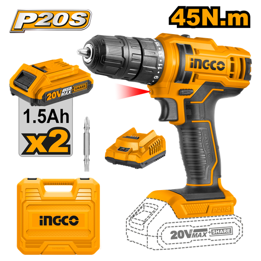 [UCDLI20028] TALADRO 20V 3/8"