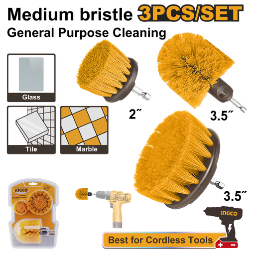 [WCBM0301] SET DE CEPILLOS 1/4"