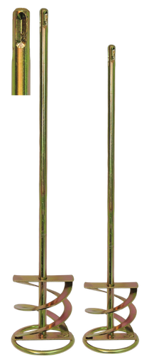 [25-0191] MEZCLADOR DE PINTURA 10mmX600mm SDS+ AMARILLO ZINC