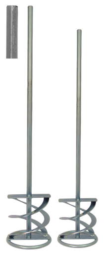 [25-0192] MEZCLADOR DE PINTURA 8mmX400mm HEX BLANCO ZINC