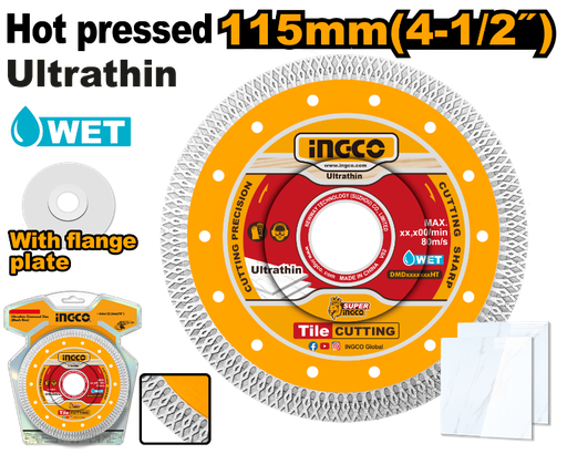 [DMD081151HT] DISCO DIAMANATE ULTRADELGADO 4-1/2" X 22.2MM