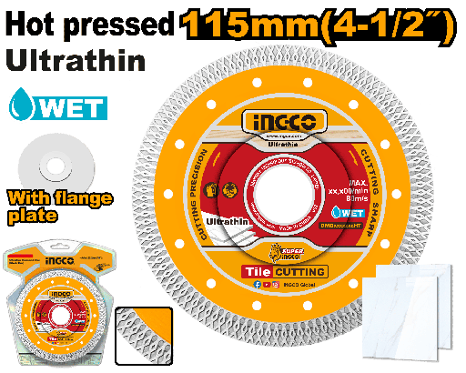 [DMD081151HT] DISCO DIAMANATE ULTRADELGADO 4-1/2" X 22.2MM