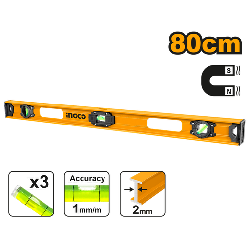 [HSL28080] NIVEL ALUMINIO 80 CM