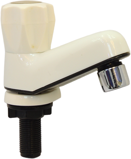 [22-2272] LLAVE LAVAMANO PVC SENCILLA ABS TAP 1/2" SEAWELL