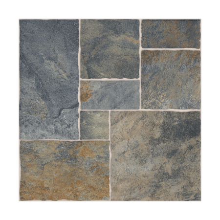 [39-0483] BALDOSA 45 X 45 ANTID NEW OREGON GRIS 1RA CJ/7PCS 1.42M2