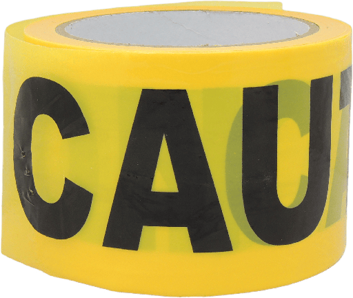 [25-0063] CINTA DE PRECAUCION 100MTS AMARILLA