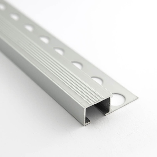 [52-0079] PERFIL ALUMINIO ESCALON PLATA 30 X 40MM