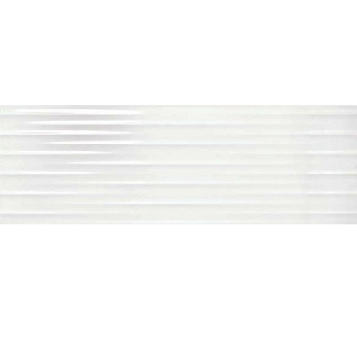 [39-0142] AZULEJO 30 X 90 DRIP BLANCO BRILLO B-THIN RECT. (1.62M)