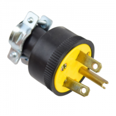 [12-2457] PLUG MACHO ENCAUCHADO 220V U35/3P