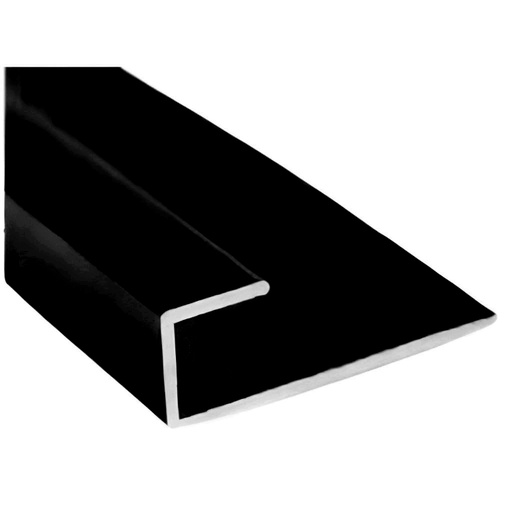[11-1321] PERFIL TERMINAL ALUMINIO 2.50M UV-01B MATT BLACK