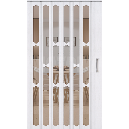 [41-3687] PUERTA PLEGABLE PVC REF. SY-28 TIPO ACORDION 2M X 1M 