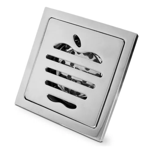 [14-9840] PARRILLA DE BAÑO ACERO INOX CROM. 364-5 4MM 12 X 12 