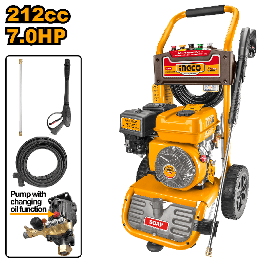 [GHPW2103] [AGOTADO] HIDROLAVADORA A GASOLINA 7HP  3450PSI