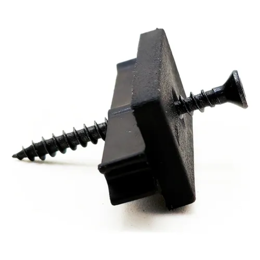 GRAPA CLIP PLASTICO C/ TORNILLO DECK WPC