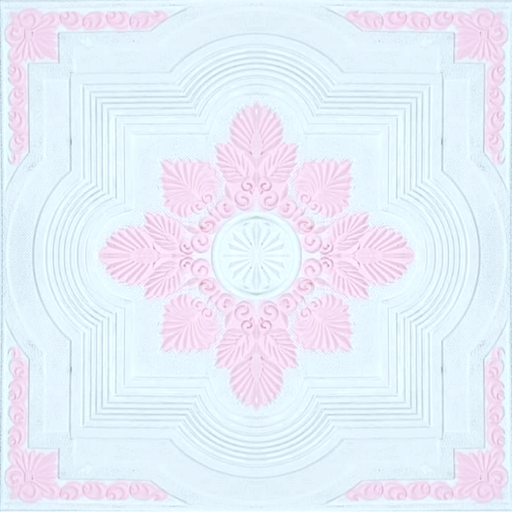 [49-0057] CIELO RASO GYPSUM 2 X 2 MOD. FIBER PINK