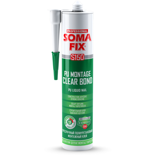 [S150-24] SOMAFIX CLAVO LIQUIDO POLIURETANO - TRANSPARENTE 310ML