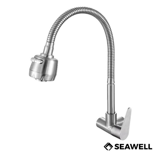 [22-0228] LLAVE DE FREGADOR SENCILLA DE PARED REF. 1225SS SEAWELL