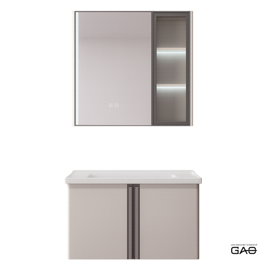 [26-0117] MUEBLE DE BAÑO CON LUCES REF. 365B-80 REF. VERA 80