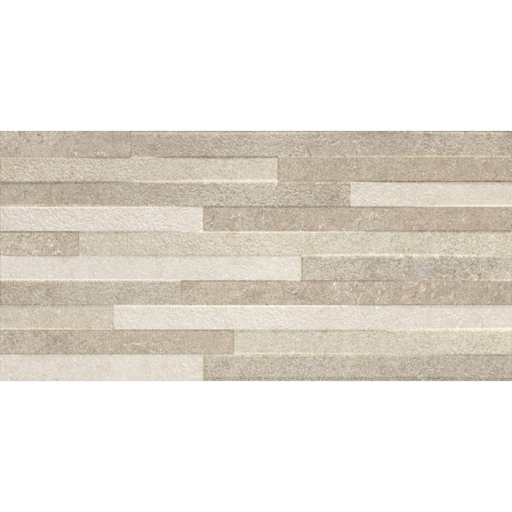 [36-1227] AZULEJO 30 X 60 STUCK PIERRE TAUPE RECTI. ( 1.26 MT2  7PZ CJ)