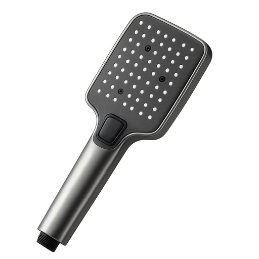 [22-0147] REGADERA PARA DUCHA DE MANO RECT. 2 MODOS GREY SEAWELL
