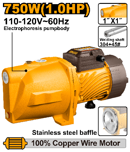 [UJP075068] BOMBA CENTRIFUGA AUTOCEBANTE 750W 1.0 HP