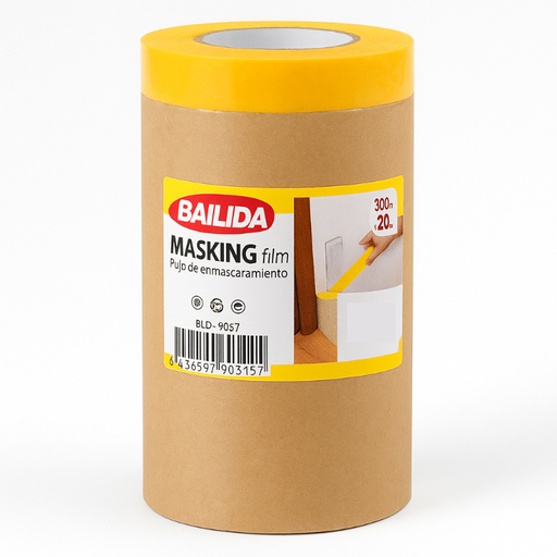 [6936399301579] MASKING TAPE DE PAPEL BAILIDA 20MX300MM REF.30157