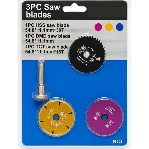 [14234-15] JUEGO DE DISCO DE SIERRA 54,8X11,1MM