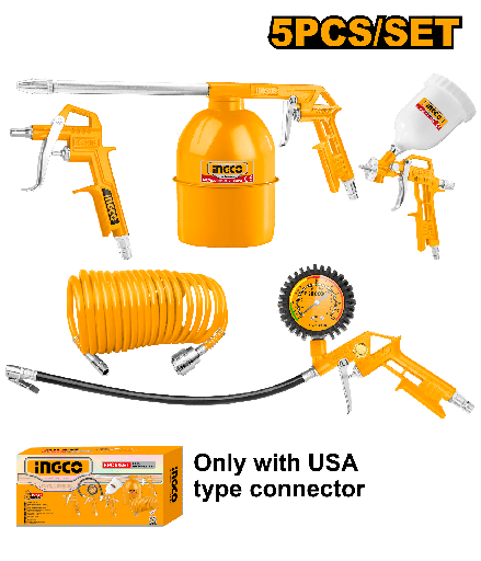 [AKT0053-1] SET 5 HERRAMIENTAS NEUMATICA