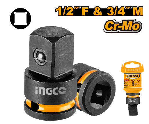 [HIAD1234] ADAPTADOR PARA SOCKET IMPACTO 1/2" X 3/4"