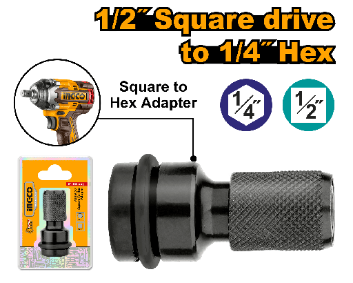 [ABH60501] ADAPTADOR DE IMPACTO 1/2″ A 1/4″ HEX